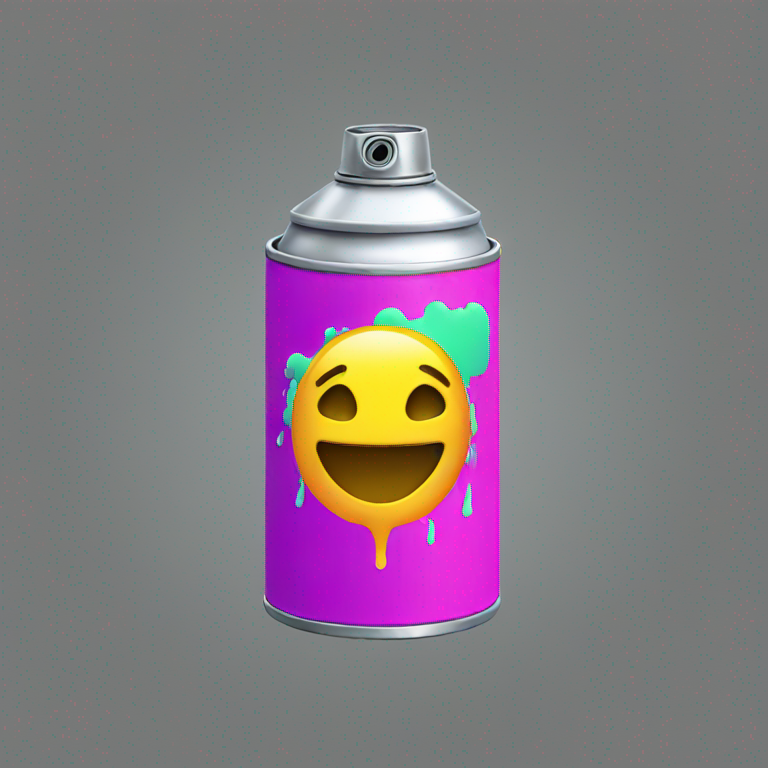 a spraypaint can-emoji