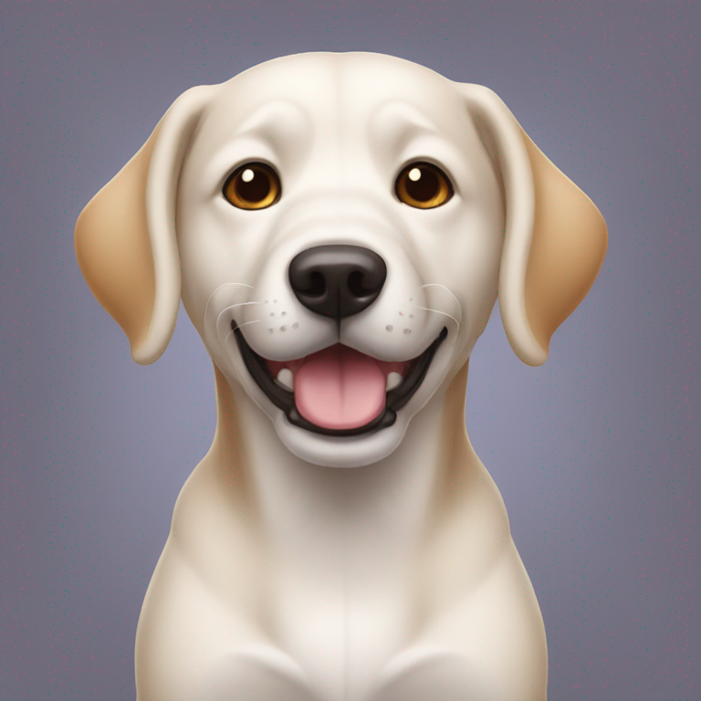 un chien mignon-emoji