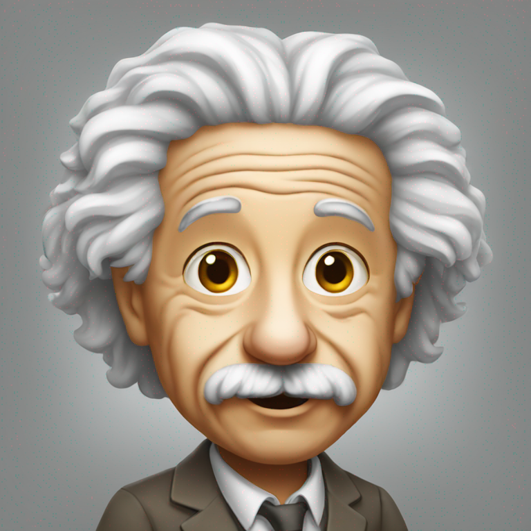 albert einstein african-emoji