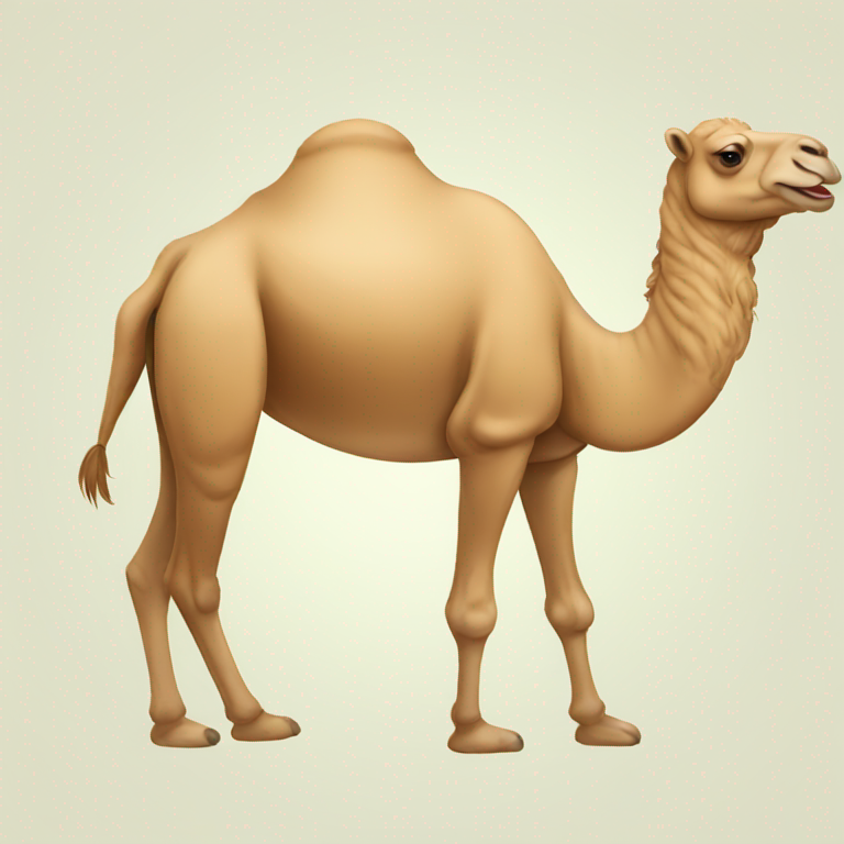 happy camel-emoji