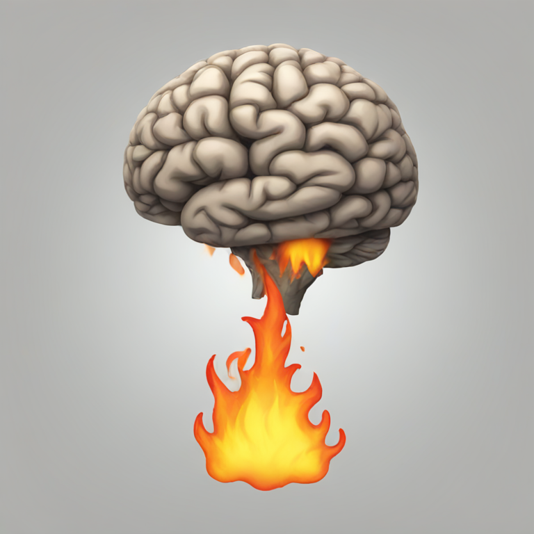 burning brain-emoji