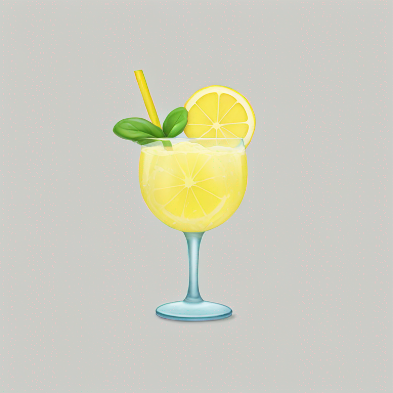 a glass of lemonade-emoji