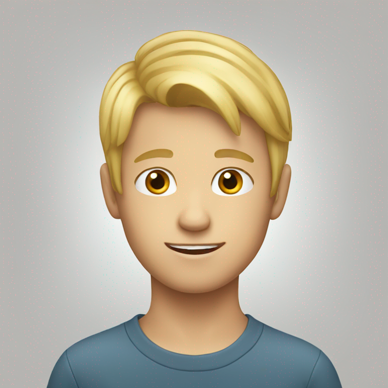 Blond boy-emoji