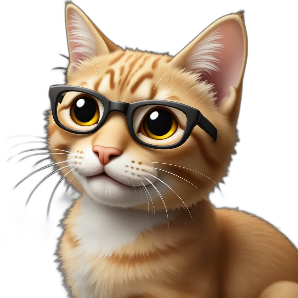 Gato con lentes-emoji