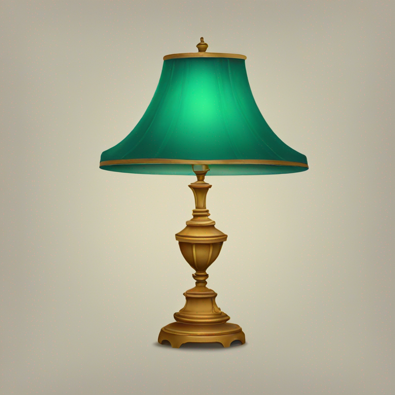 Vintage lamp-emoji