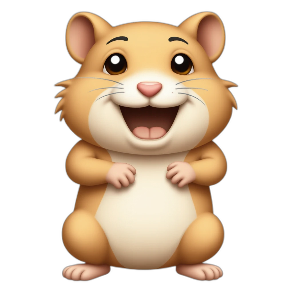 Hamster crying laughing-emoji