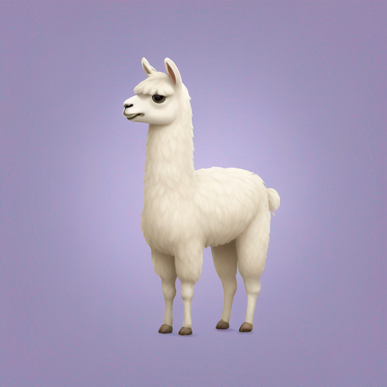 sign that says Thanks for the llama-emoji