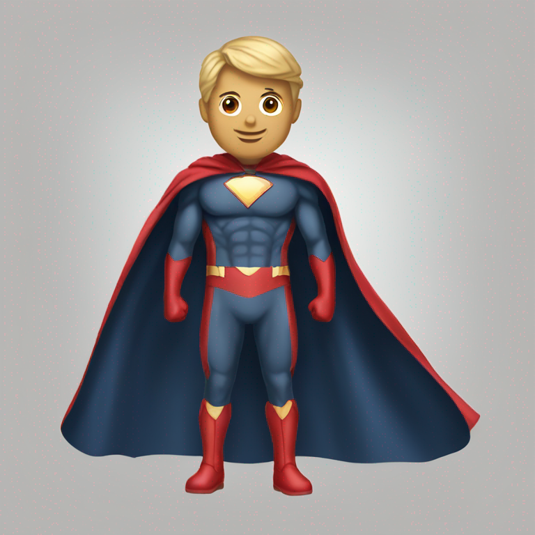 superhero - cape - American-emoji