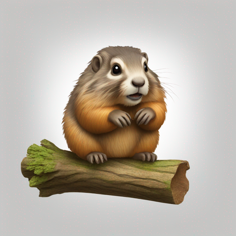 marmotte des bois-emoji