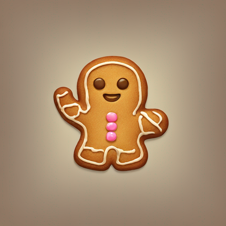 Russian rectangular gingerbread-emoji